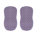 Blue Striped Nautical Anchor Print Bar Stool Covers