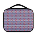Blue Striped Nautical Anchor Print Classic Bible Case