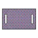 Blue Striped Nautical Anchor Print Golf Cart Seat Cover