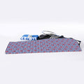 Blue Striped Nautical Anchor Print Sports Towel