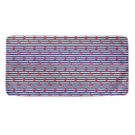 Blue Striped Nautical Anchor Print Towel