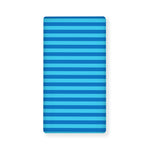 Blue Striped Pattern Print Baby Crib Sheet