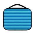 Blue Striped Pattern Print Classic Bible Case