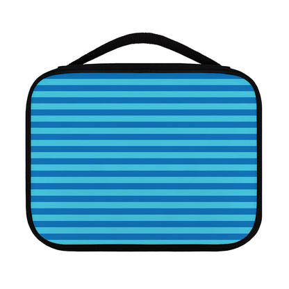 Blue Striped Pattern Print Classic Bible Case
