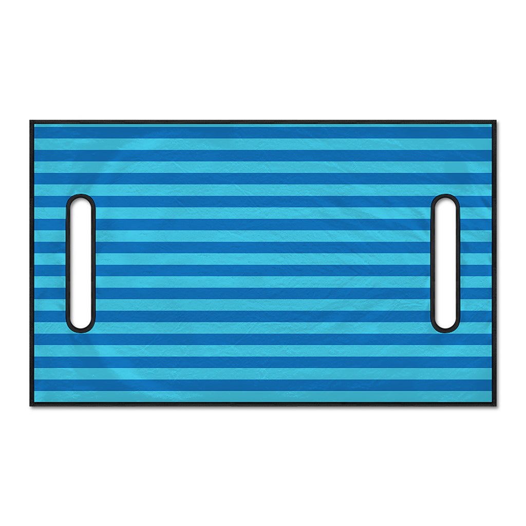 Blue Striped Pattern Print Golf Cart Seat Cover