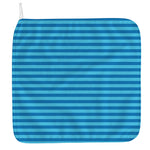 Blue Striped Pattern Print Hand Towel