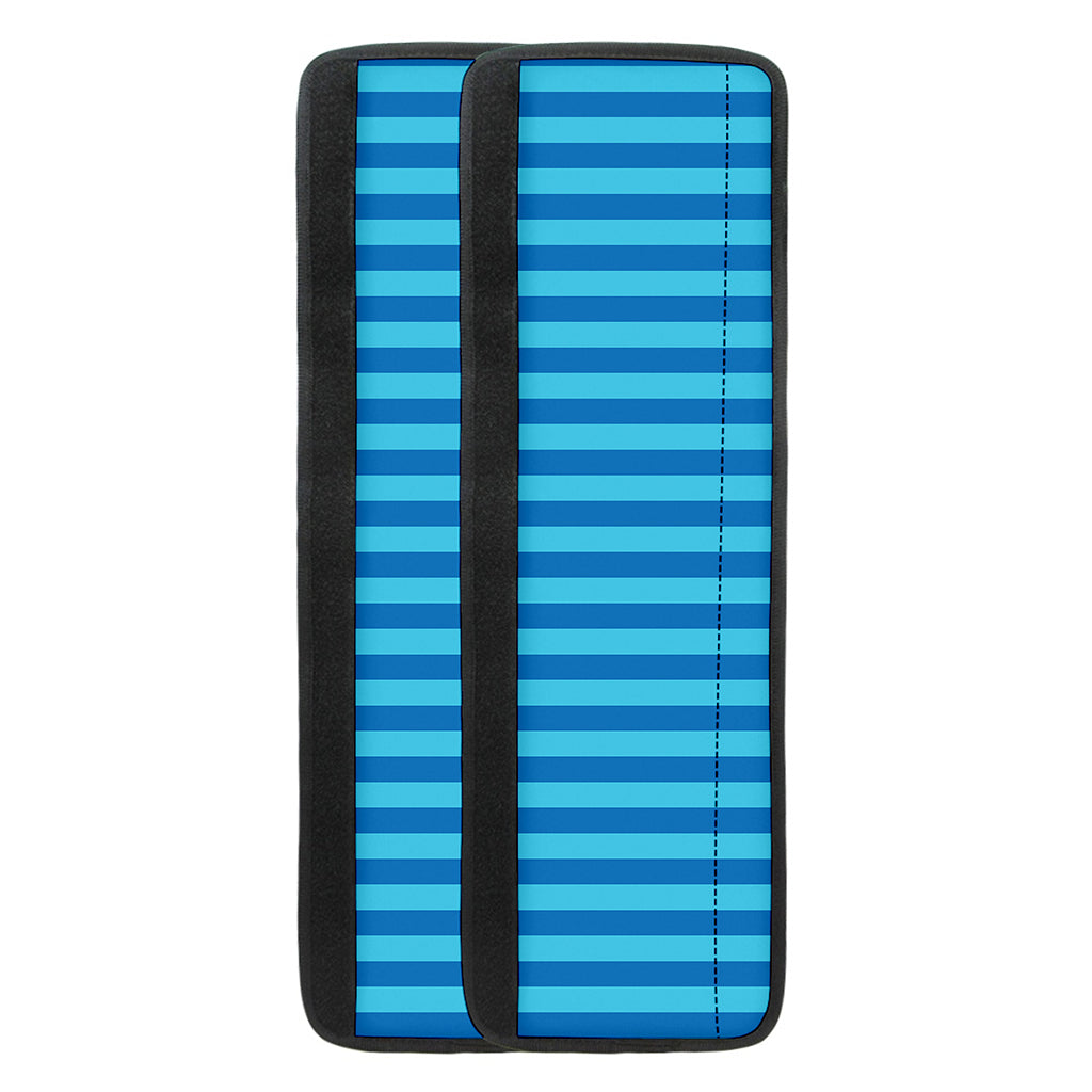 Blue Striped Pattern Print Refrigerator Handle Covers
