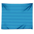 Blue Striped Pattern Print Tapestry