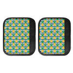 Blue Striped Pineapple Pattern Print Handle Covers