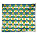 Blue Striped Pineapple Pattern Print Tapestry