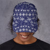 Blue Summer Coconut Pattern Print Baseball Cap