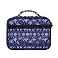 Blue Summer Coconut Pattern Print Briefcase Bible Bag