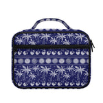 Blue Summer Coconut Pattern Print Briefcase Bible Bag