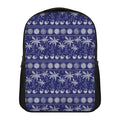 Blue Summer Coconut Pattern Print Casual Backpack