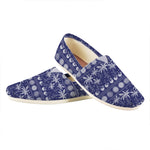 Blue Summer Coconut Pattern Print Casual Shoes