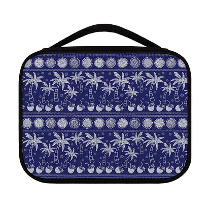 Blue Summer Coconut Pattern Print Classic Bible Case
