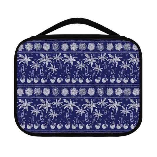 Blue Summer Coconut Pattern Print Classic Bible Case
