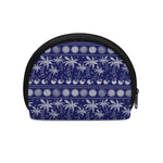 Blue Summer Coconut Pattern Print Coin Purse
