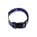 Blue Summer Coconut Pattern Print Dog Collar