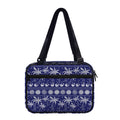 Blue Summer Coconut Pattern Print Double Strap Bible Bag