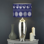 Blue Summer Coconut Pattern Print Drum Lamp Shade