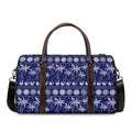 Blue Summer Coconut Pattern Print Duffel Bag