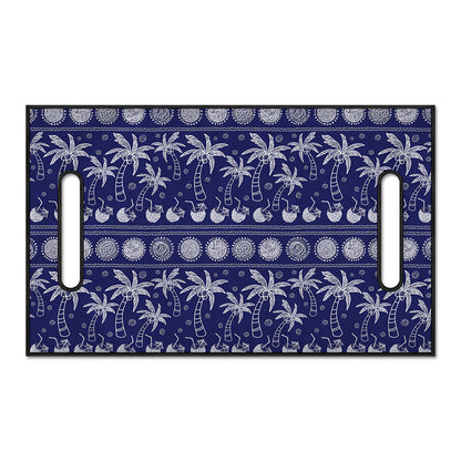 Blue Summer Coconut Pattern Print Golf Cart Seat Cover