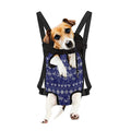 Blue Summer Coconut Pattern Print Pet Carrier Backpack