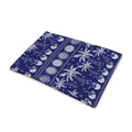 Blue Summer Coconut Pattern Print Pet Cooling Mat Cover
