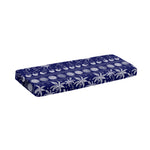 Blue Summer Coconut Pattern Print Piano Keyboard Cover