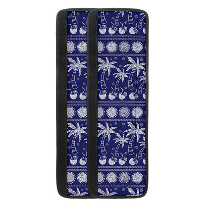 Blue Summer Coconut Pattern Print Refrigerator Handle Covers