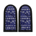 Blue Summer Coconut Pattern Print Skillet Handle Cover