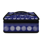 Blue Summer Coconut Pattern Print Small Lunch Bag