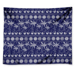 Blue Summer Coconut Pattern Print Tapestry