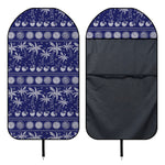 Blue Summer Coconut Pattern Print Waterproof Car Seat Cover