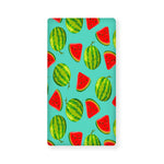 Blue Summer Watermelon Pattern Print Baby Crib Sheet