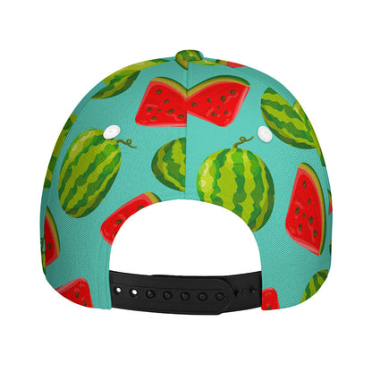 Blue Summer Watermelon Pattern Print Baseball Cap