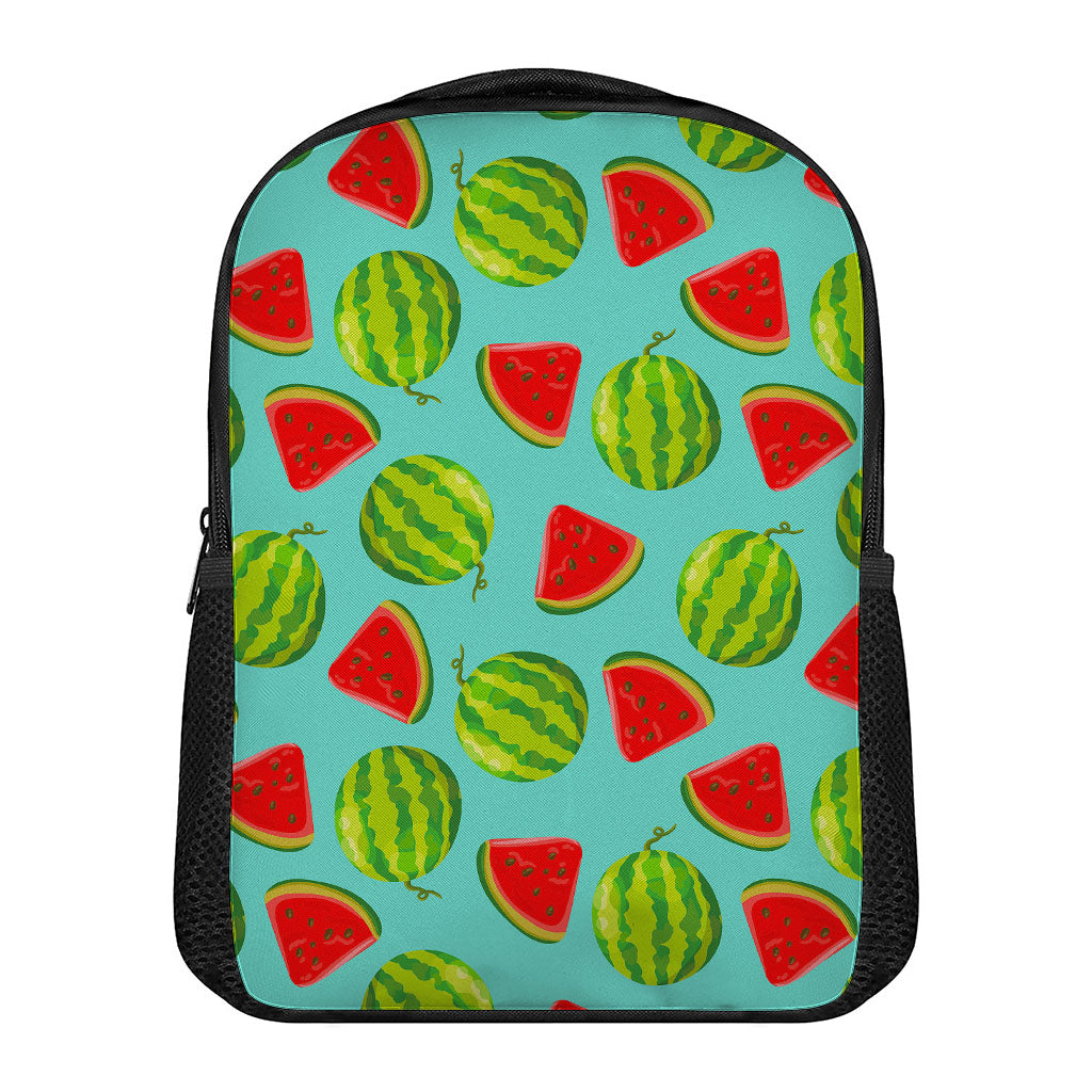 Blue Summer Watermelon Pattern Print Casual Backpack