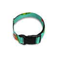 Blue Summer Watermelon Pattern Print Dog Collar