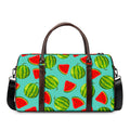 Blue Summer Watermelon Pattern Print Duffel Bag