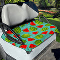 Blue Summer Watermelon Pattern Print Golf Cart Seat Cover