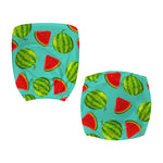 Blue Summer Watermelon Pattern Print Office Chair Cover