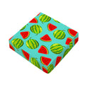 Blue Summer Watermelon Pattern Print Outdoor Seat Cushion Cover