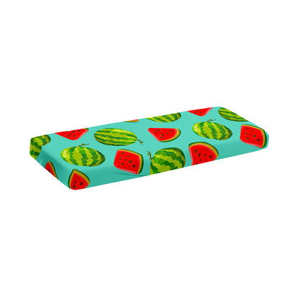 Blue Summer Watermelon Pattern Print Piano Keyboard Cover