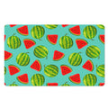 Blue Summer Watermelon Pattern Print Polyester Doormat