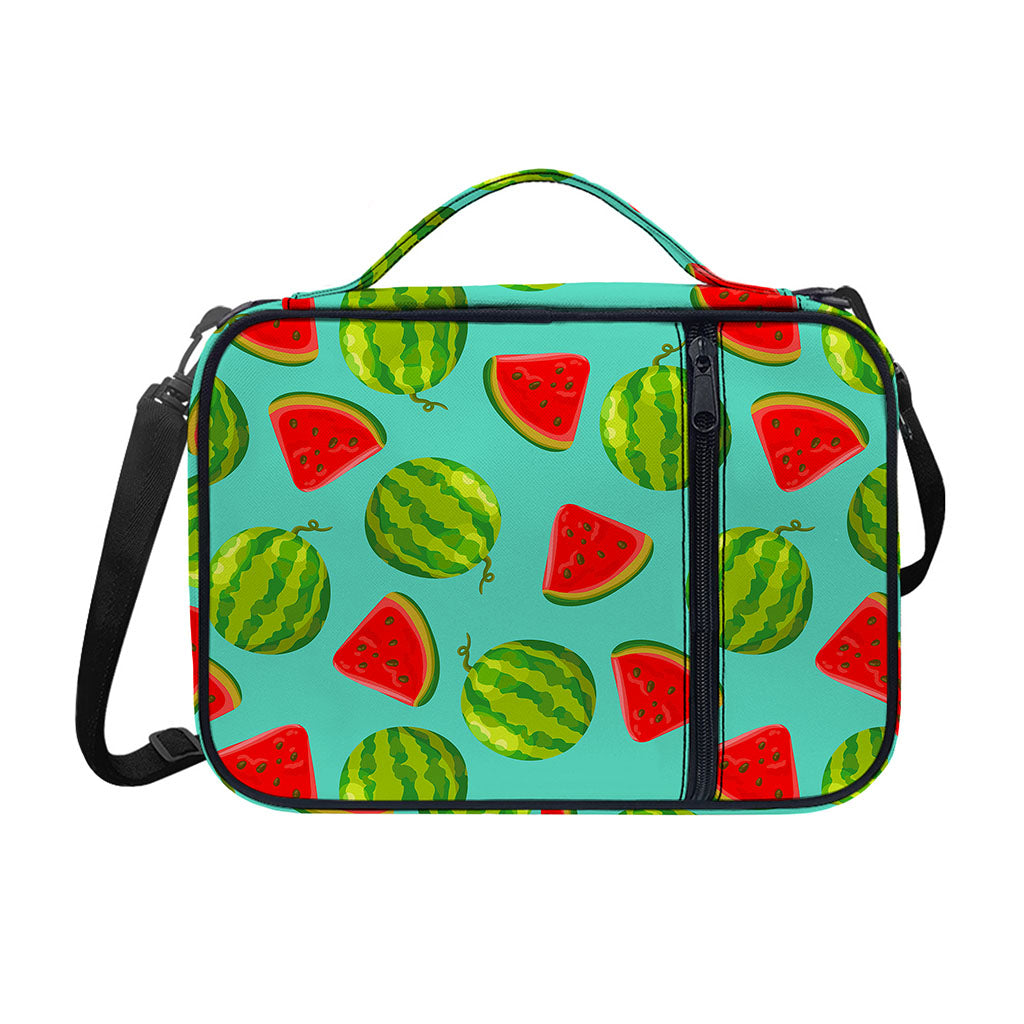 Blue Summer Watermelon Pattern Print Shoulder Strap Bible Bag