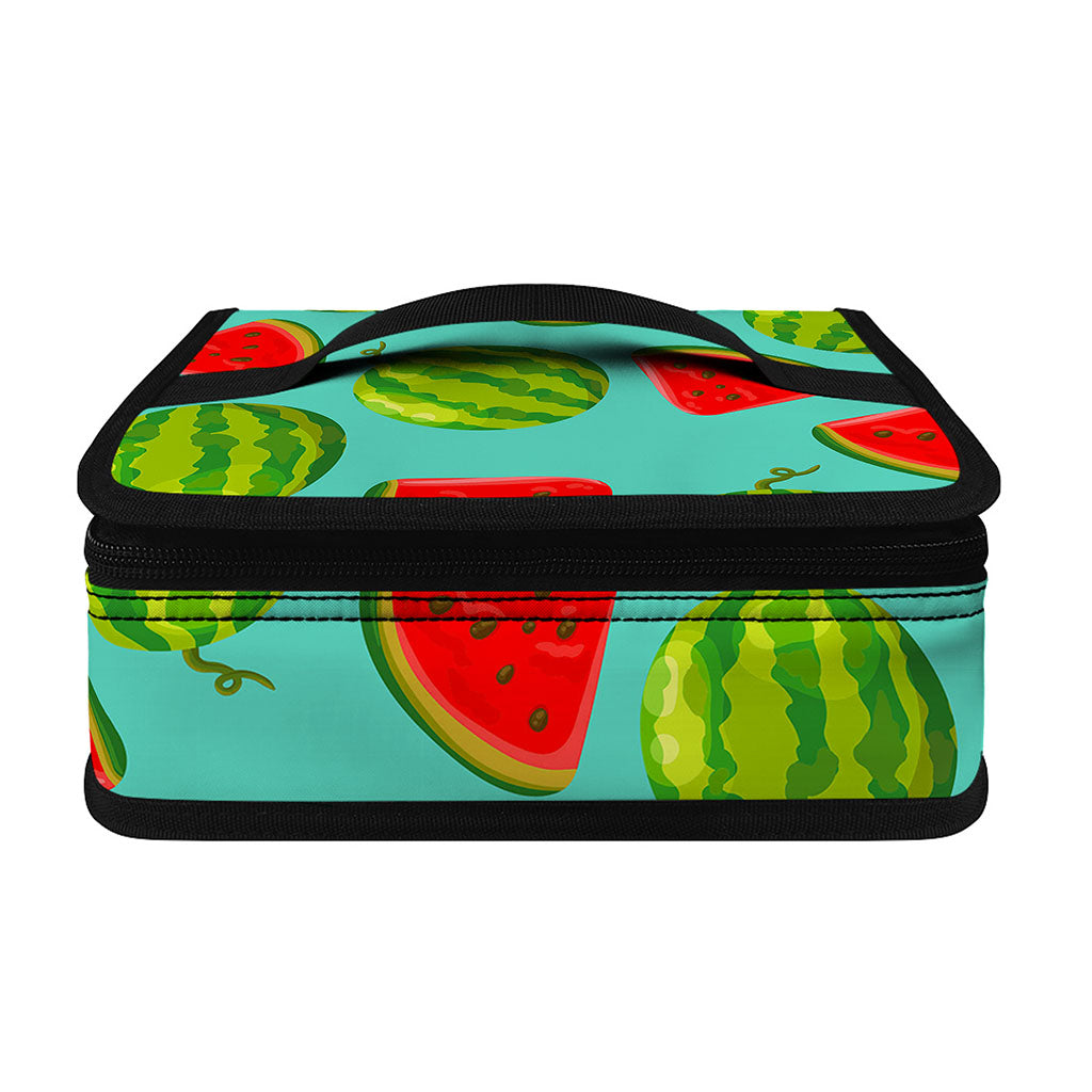 Blue Summer Watermelon Pattern Print Small Lunch Bag