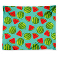 Blue Summer Watermelon Pattern Print Tapestry
