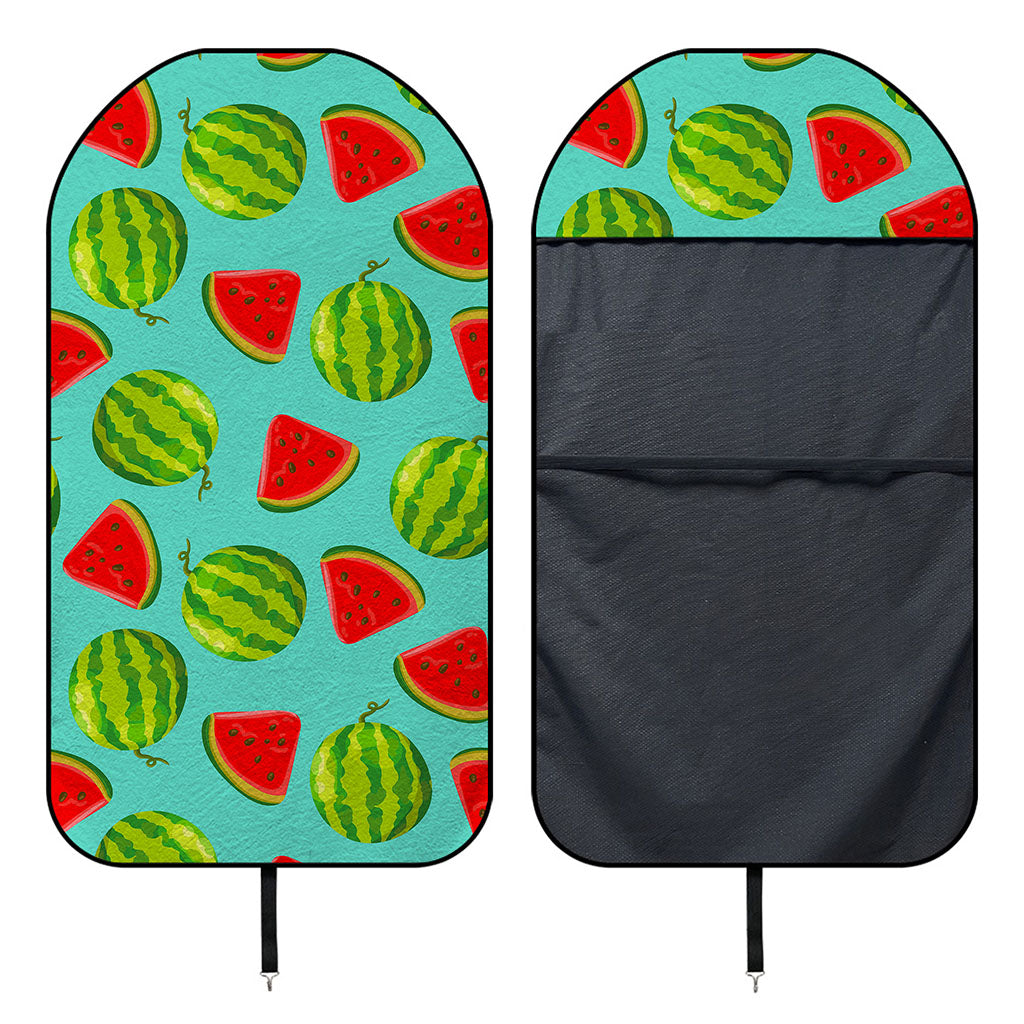 Blue Summer Watermelon Pattern Print Waterproof Car Seat Cover