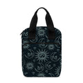 Blue Sun And Moon Pattern Print Bible Tote Bag